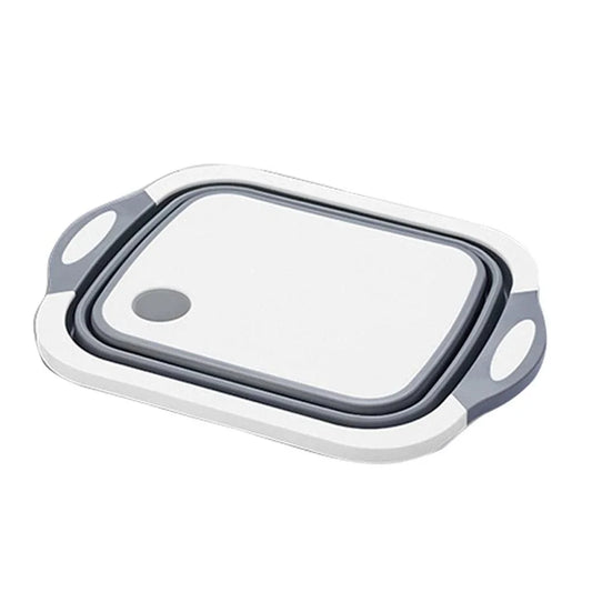 Multi-fungsi 3 Dalam 1 Papan Pemotong Lipat Bakul Longkang Boleh Dilipat Blok Pencincang Bakul Basuh sinki lipat besen lipat