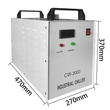 VEVOR Laser Engraving Machine Chiller Thermolysis Industrial Water Cooler 60W-130W CO2 Glass Tube CNC Spindle Cooling