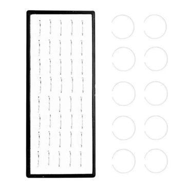 40/60PC Set Fashion Crystal C Shape Nose Ring Stainless Steel Multicolor Bend Nose Stud for Women Aro Nariz Anneau Nez Piercing