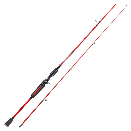 2 Sections 1.98m Fishing Rods IM7 Graphite Spinning Rod Casting Rod Strong Quality casting Rod with Super Polymer Handle