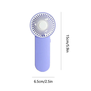 Kipas Elektrik Pegang Tangan Dikuasakan Bateri Kipas Penyejuk Bergaya Mudah Alih Kipas Pegang Tangan Peribadi Kipas Penyejuk Senyap Comel untuk Perjalanan
