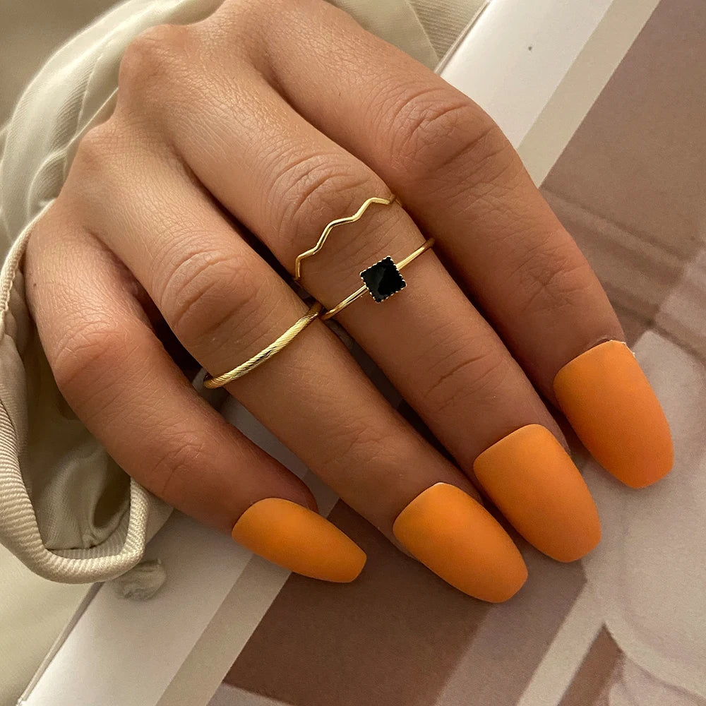 2023 women ring set bague femme matching rings bohemian fashion jewelry schmuck finger accesorios mujer couple gift wholesale