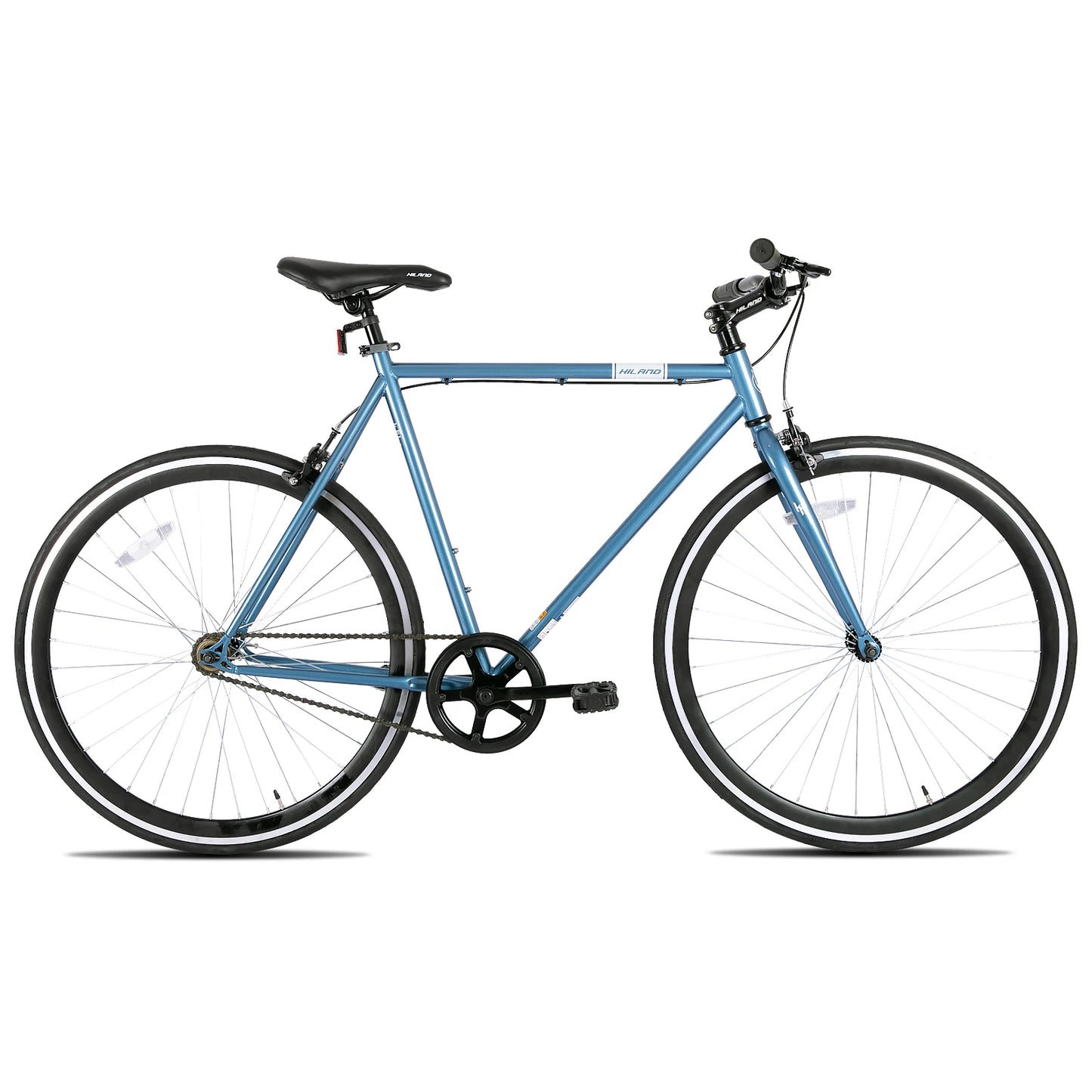 Hiland Hybrid Bike Retro Urban City Bikes Commuter Bike 700C Wheels Single Speed