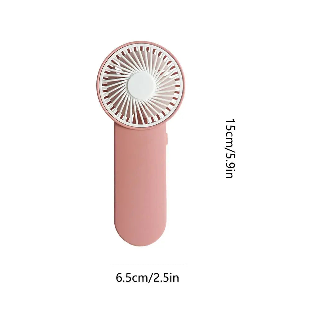 Kipas Elektrik Pegang Tangan Dikuasakan Bateri Kipas Penyejuk Bergaya Mudah Alih Kipas Pegang Tangan Peribadi Kipas Penyejuk Senyap Comel untuk Perjalanan