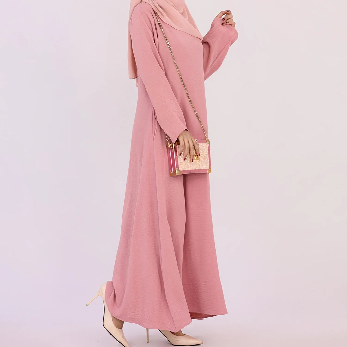 Multicolor Kaftan Maxi Dress for Women, Muslim Clothing, Dubai, Turkey, Plus Size, Abaya, Ladies Evening Dresses, 2024, LR593
