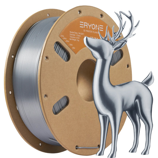 Filamen PLA Ultra Sutera Eryone Untuk Pencetakan 3D 1KG 1.75mm Tidak Tersumbat Berkualiti Tinggi Kili Sempurna untuk Pencetak/Pen 3D Ketibaan Baru