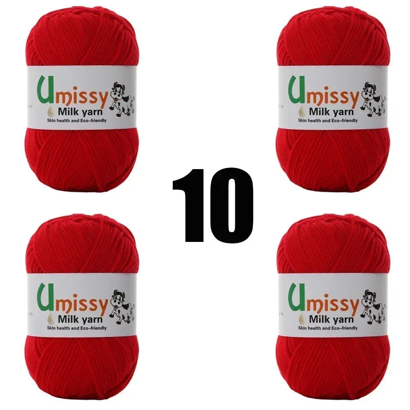 4pcs 50g Knit Yarn for Sale Hilo Yarn Crochet Threads Ball Estambre Para Tejer