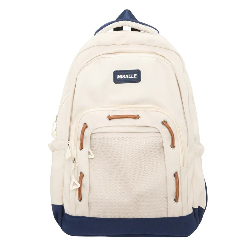 Fashion Backpack Women Large Capacity Waterproof Laptop Backpack Unisex College School Bags Trendy Cool Netbag Travel Book Bags