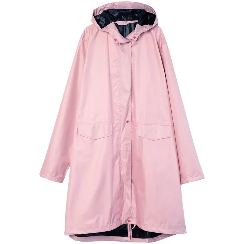 Fashion Raincoat Adult Long Lightweight Windbreaker Coat Yellow Raincoat Womens Coats and Capes Rainwear Antifouling Waterproof