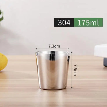 Coffee Cup Thermos 304 Stainless Steel Double -layer Cooler Straw Cup Portable Reusable Ins Ice American Coffee Mug Water Bottle