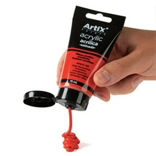 Pinturas Acrílicas untuk Manualidades y Uso Profesional, Colores, 75ML