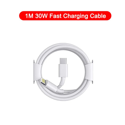 PD 30W Fast Charger For Apple iPhone 14 11 12 13 15 Pro Max Fast Charging Cable For iPhone 15 14 Plus Charger Phone Accessories