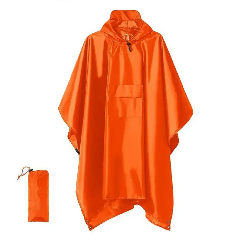 Coat Hooded Raincoats Travel Hiking Fishing Climbing Poncho Outdoor Portable Adult Waterproof Raincoat Women Men Practical Rain