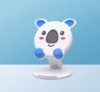 Mobile Phone Holder Tablets Desk Stand Cute Resin Animal For iPad Smartphone Cat Dog Ornament Home Tabletop Decor Statues