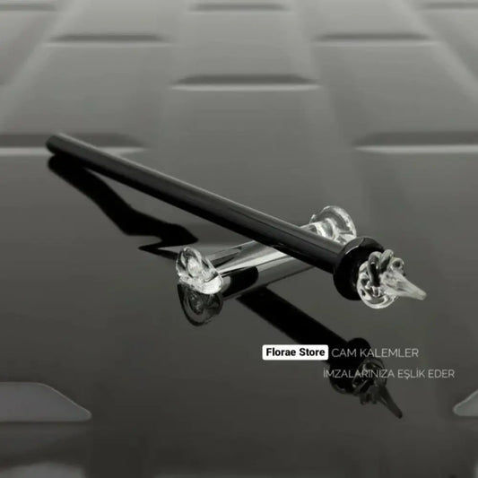 Hitam, Putih, Biru, Coklat, Hijau Pen Kaca Kristal Hadiah Pen Mewah untuk Rakan Hadiah Hari Guru Hadiah Hari Jadi Ibu dan Ayah Hadiah Daripada