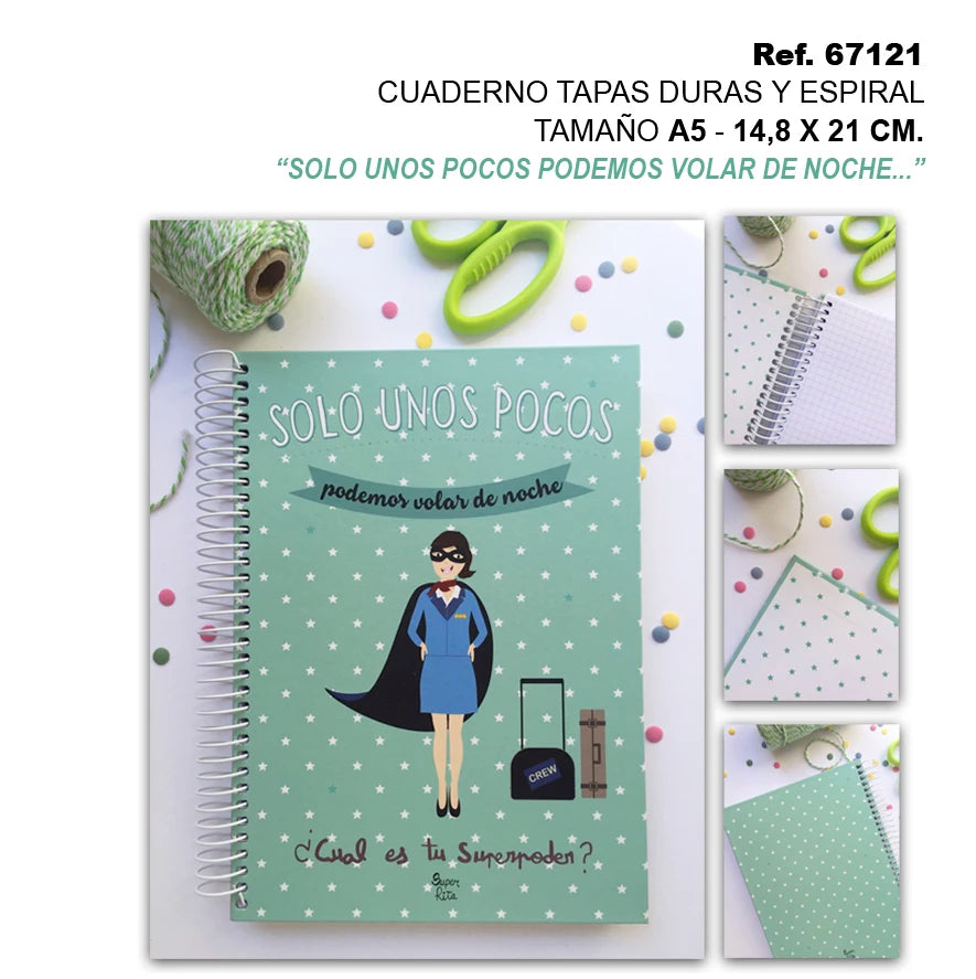 Buku Nota A5 Cik RITA. Notepad untuk orang dewasa benda bagus hadiah PERPECTOS. Buku nota A5 untuk kembali ke sekolah.