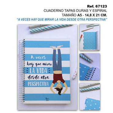 Note Book A5 Miss RITA. Notepad for adults nice things gifts PERPECTOS. A5 notebook for back to school.