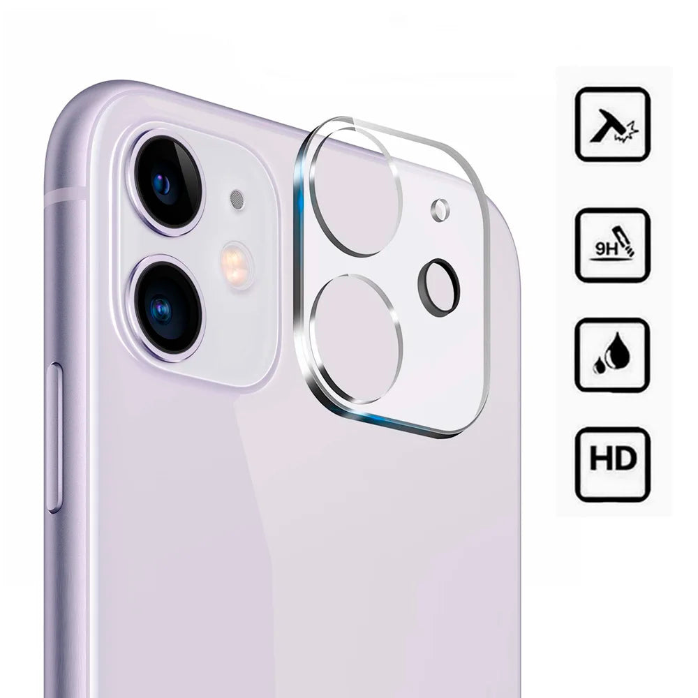 Iphone 11 11 pro 11 pro max perlindungan kamera kaca terbaja iphone xr xs xs max terhadap calar