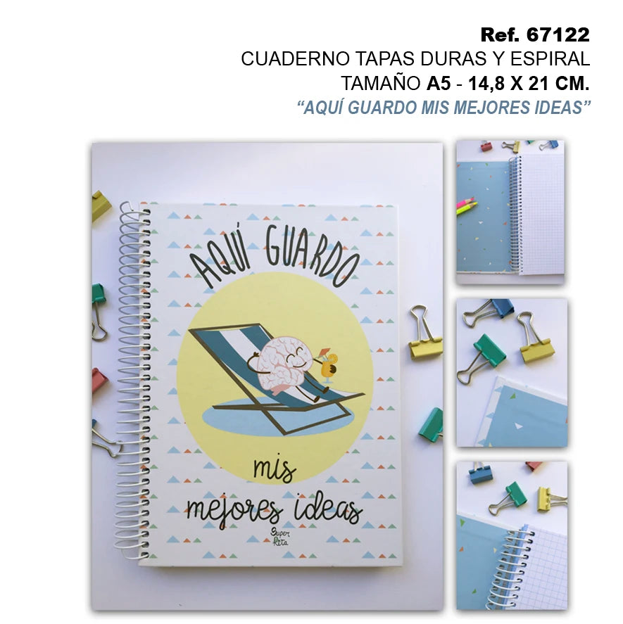 Buku Nota A5 Cik RITA. Notepad untuk orang dewasa benda bagus hadiah PERPECTOS. Buku nota A5 untuk kembali ke sekolah.