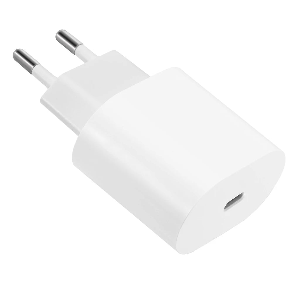 Pengecas pengecas pantas 18W untuk USB mudah alih jenis C PD serasi dengan telefon pintar Android dan output kabel IOS jenis C Huawei Xiaomi