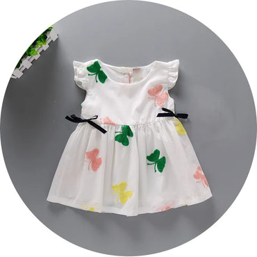 Girls baby clothes embroidery cotton casual dress for 2017 summer infant baby girls clothing costume