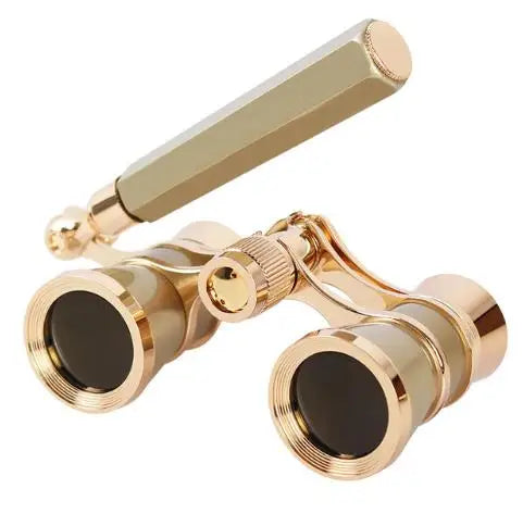 3X25 Opera Binocular Coated Lens Telescope Opera Glasses Coated Theater Glass Lady Glass Handle Telescopio Women Girls Gifts