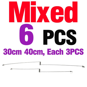 MNFT 6Pcs Stainless Steel Balance Snap Fishing Connector Swivel fishing Tool