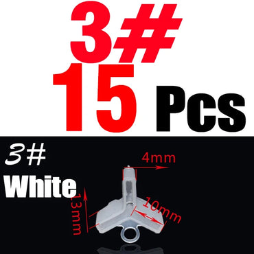 MNFT 15Pcs/Lot Fishing Hook Caps Protector Treble Grip Hook Protect Case