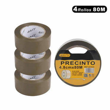 Brown adhesive tape 48mm * 80M/100M/150M/180M/220M for packages, transport, extra-strong and resistant duct tape