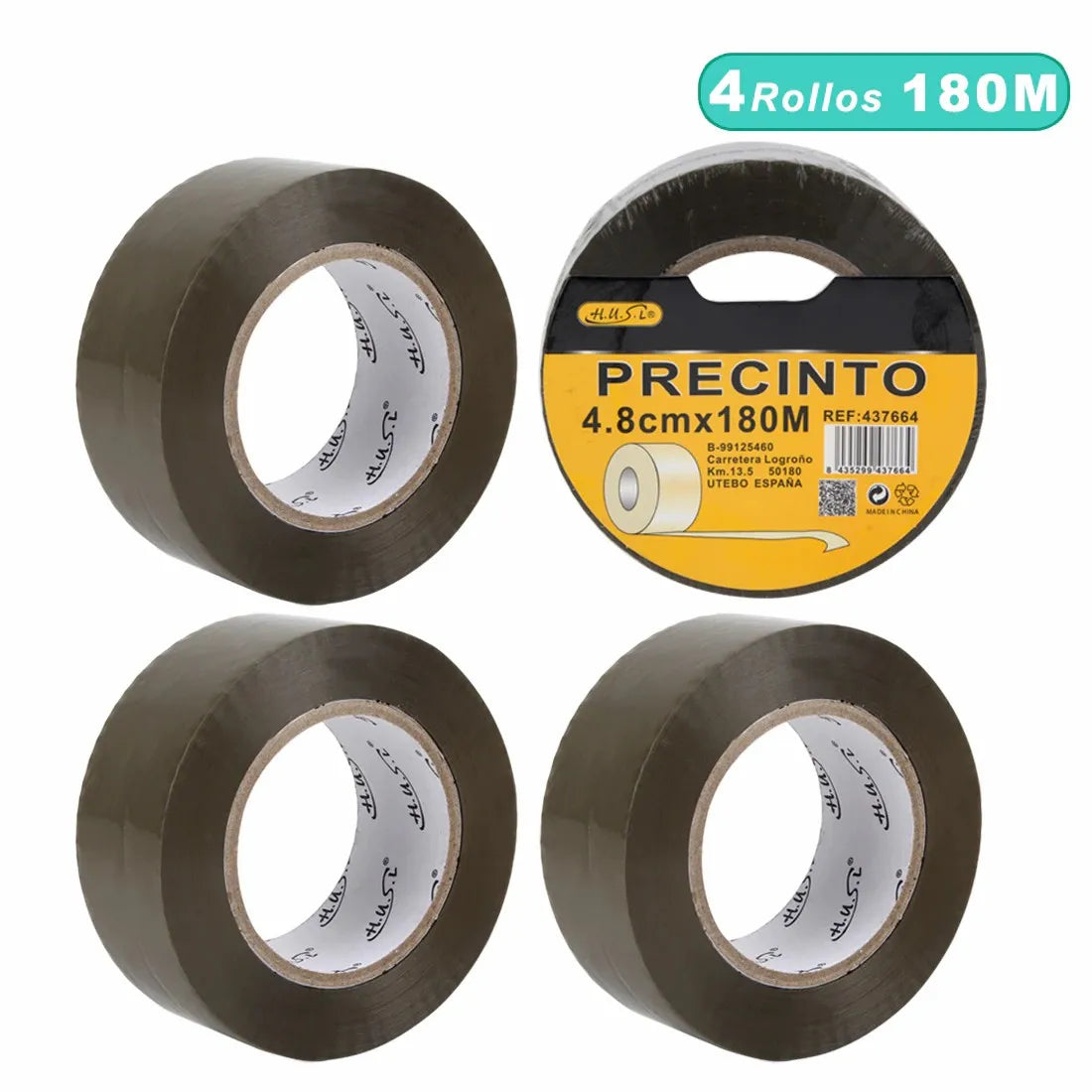 Brown adhesive tape 48mm * 80M/100M/150M/180M/220M for packages, transport, extra-strong and resistant duct tape