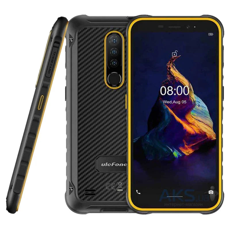 Ulefone-X8 智能手机,坚固耐用的 IP/69 手机,搭载 Android 11、MT6762、八核、4/64、5.7 英寸、5080mAh、NFC