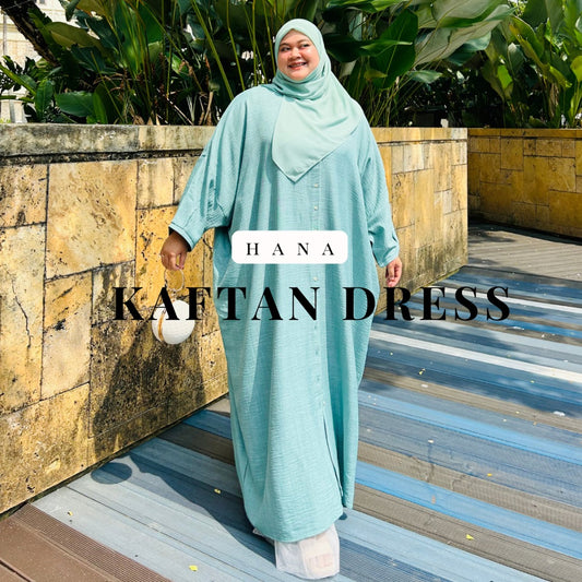 Hana Kaftan Freesize Cotton Linen