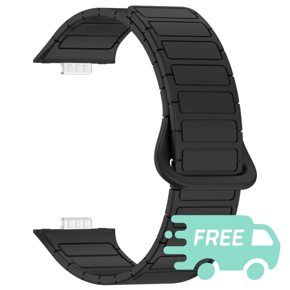 Tali Magnetik dwiwarna Gelang Jalur Kalis Peluh Penggantian Gelang Jam Tangan Pintar Kalis Air untuk Jam Tangan Pintar Huawei Watch Fit 3