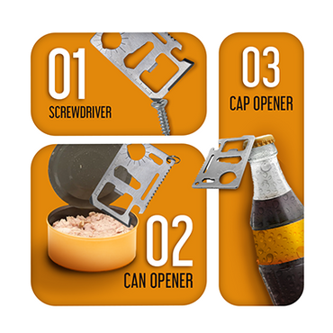 RAMBO 11-in-1 Survival Tool Kit