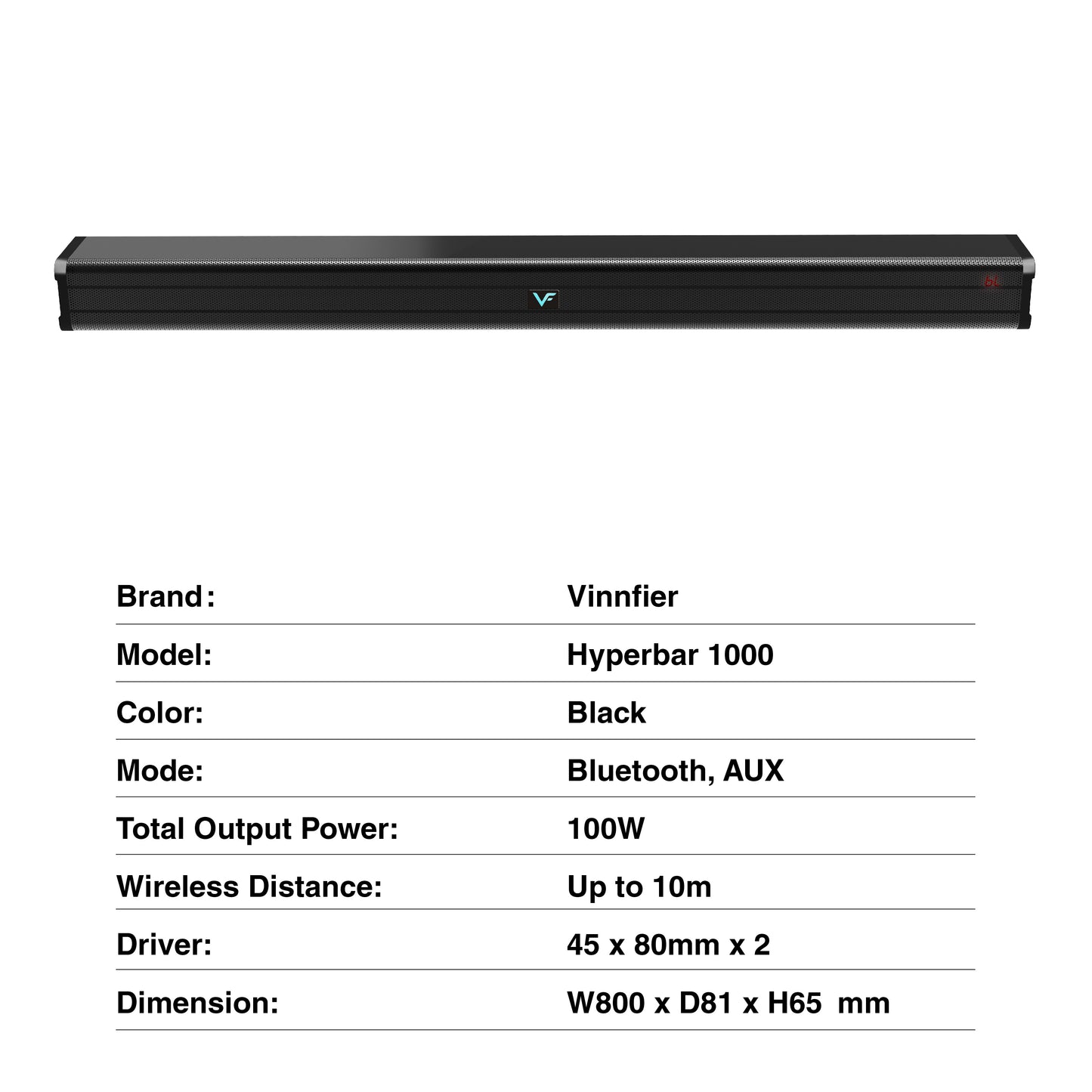 VINNFIER HYPERBAR 1000