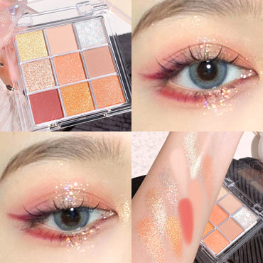 9 Color Eyeshadow Palette Colourpop Eyeshadow Makeup Palette Waterproof Sweat Proof Eye Shadow Palette