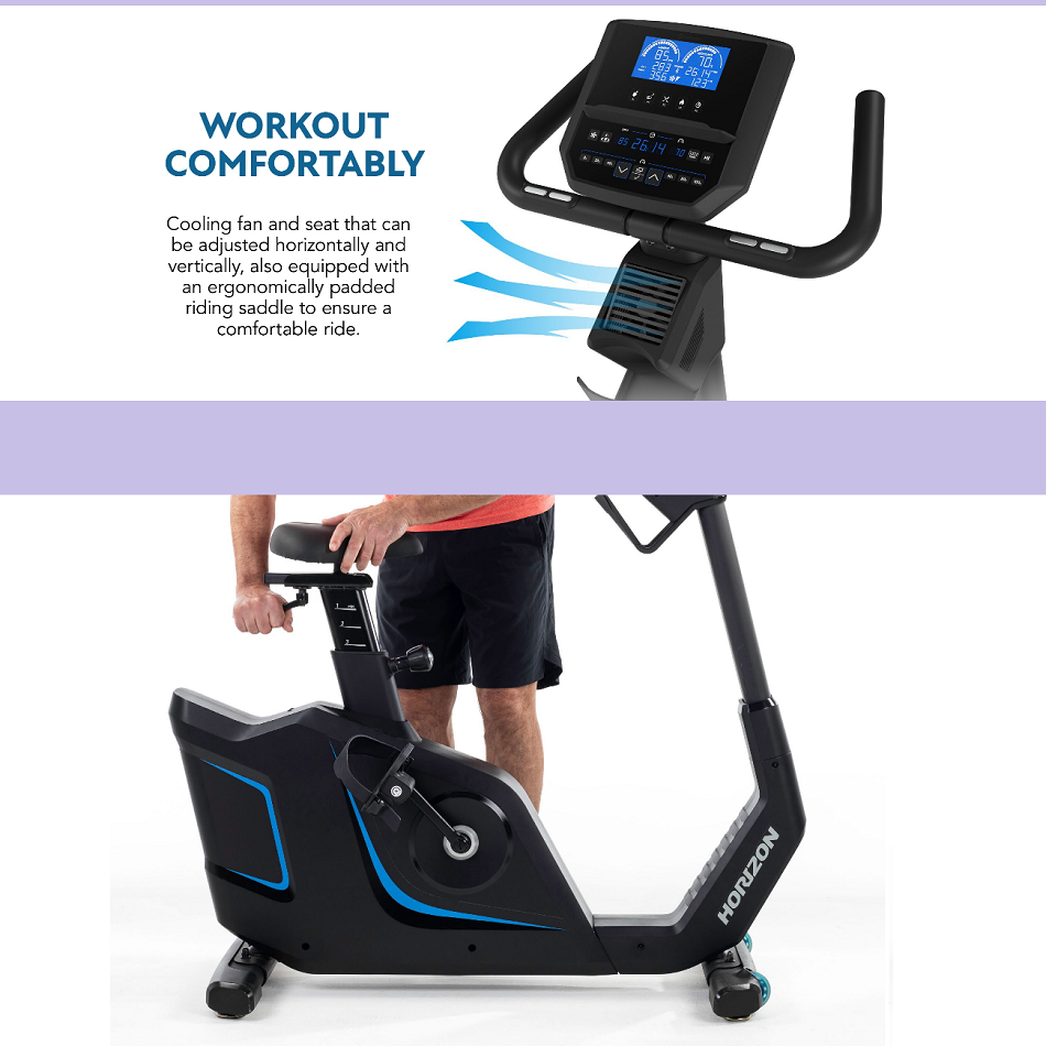 Johnson Fitness Horizon 5.0U Upright Bike