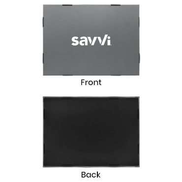 Grey Gift Box 3 Compartment with Shredded Paper- L Size