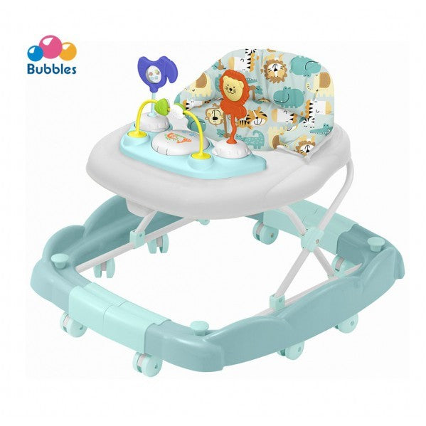 BUBBLES 2 IN 1 BABY WALKER ROCKER- JUNGLE FRIENDS