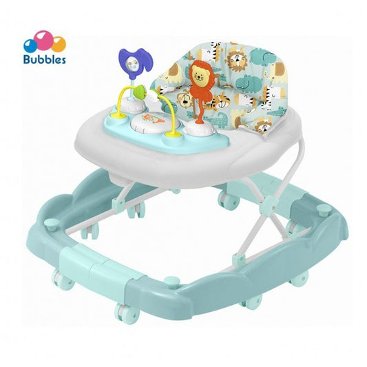 BUBBLES 2 IN 1 BABY WALKER ROCKER- JUNGLE FRIENDS