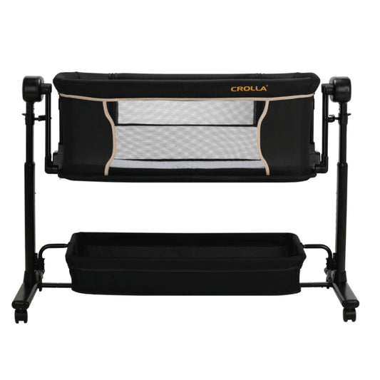 CROLLA ANYA SMART ELECTRICAL SWING BED - JET BLACK