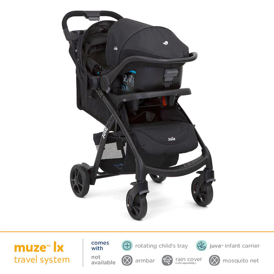 JOIE MUZE LX TRAVEL SYSTEM - COAL