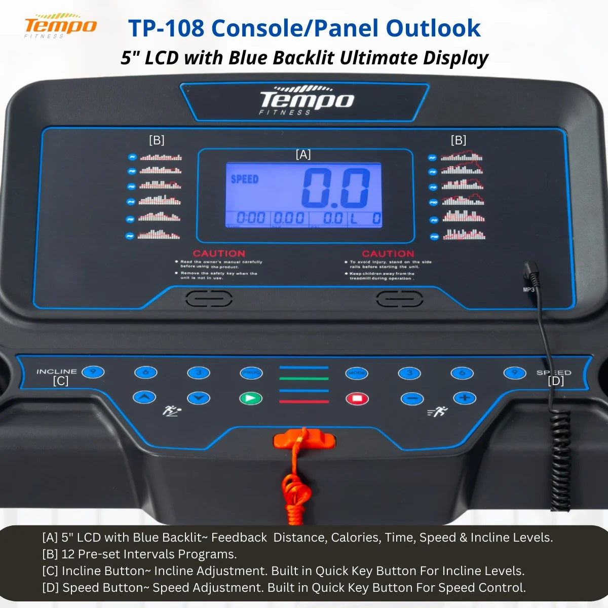 Johnson Fitness Tempo TP108 Treadmill