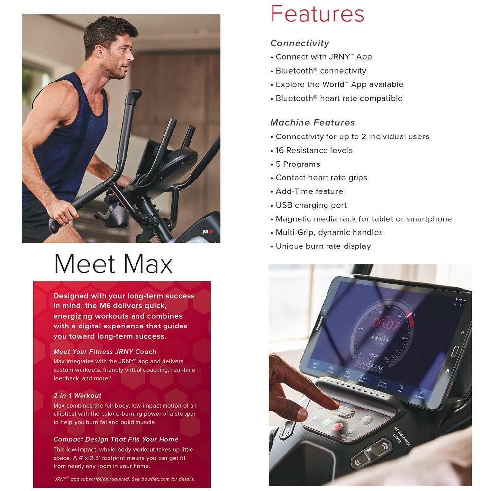 Johnosn Fitness BowFlex Max Trainer M6