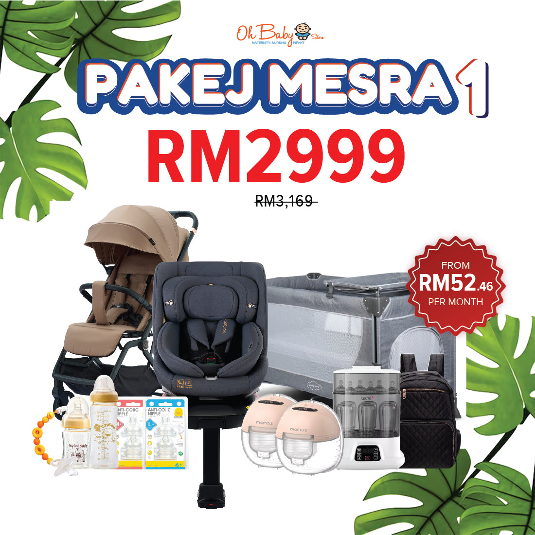 Pakej Mesra 1 -  Set Permulaan Newborn