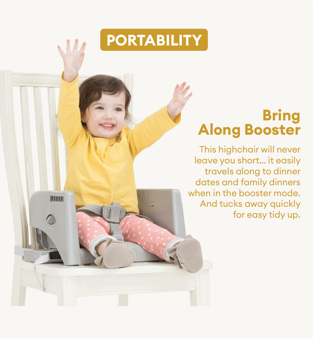 Joie multiply™ 6in1 Multi-Mode Highchair | 6-in-1 Convertible | 6 Bulan hingga 6 Tahun | 2-Year Warranty