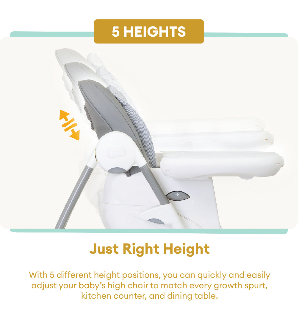 Joie multiply™ 6in1 Multi-Mode Highchair | 6-in-1 Convertible | 6 Bulan hingga 6 Tahun | 2-Year Warranty