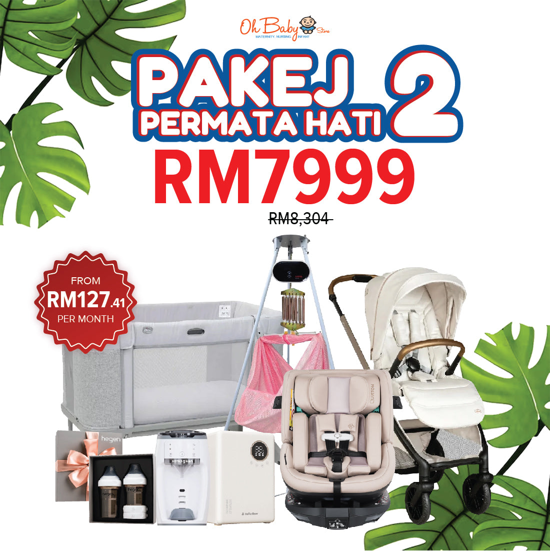 Pakej Permata Hati 2 -   Set Lengkap Eksklusif Newborn