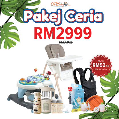 Pakej Ceria - Set Lengkap Perkembangan & Aktiviti Bayi
