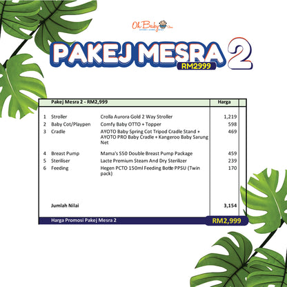 Pakej Mesra 2 -  Set Permulaan Newborn